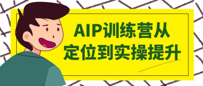 AIP训练营从定位到实操提升